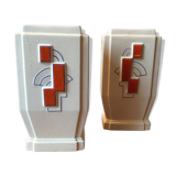 Pair of art deco vases