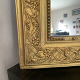 Antique Louis-Philippe carved mirror 90x65 cm