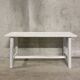 Weathered wooden bench