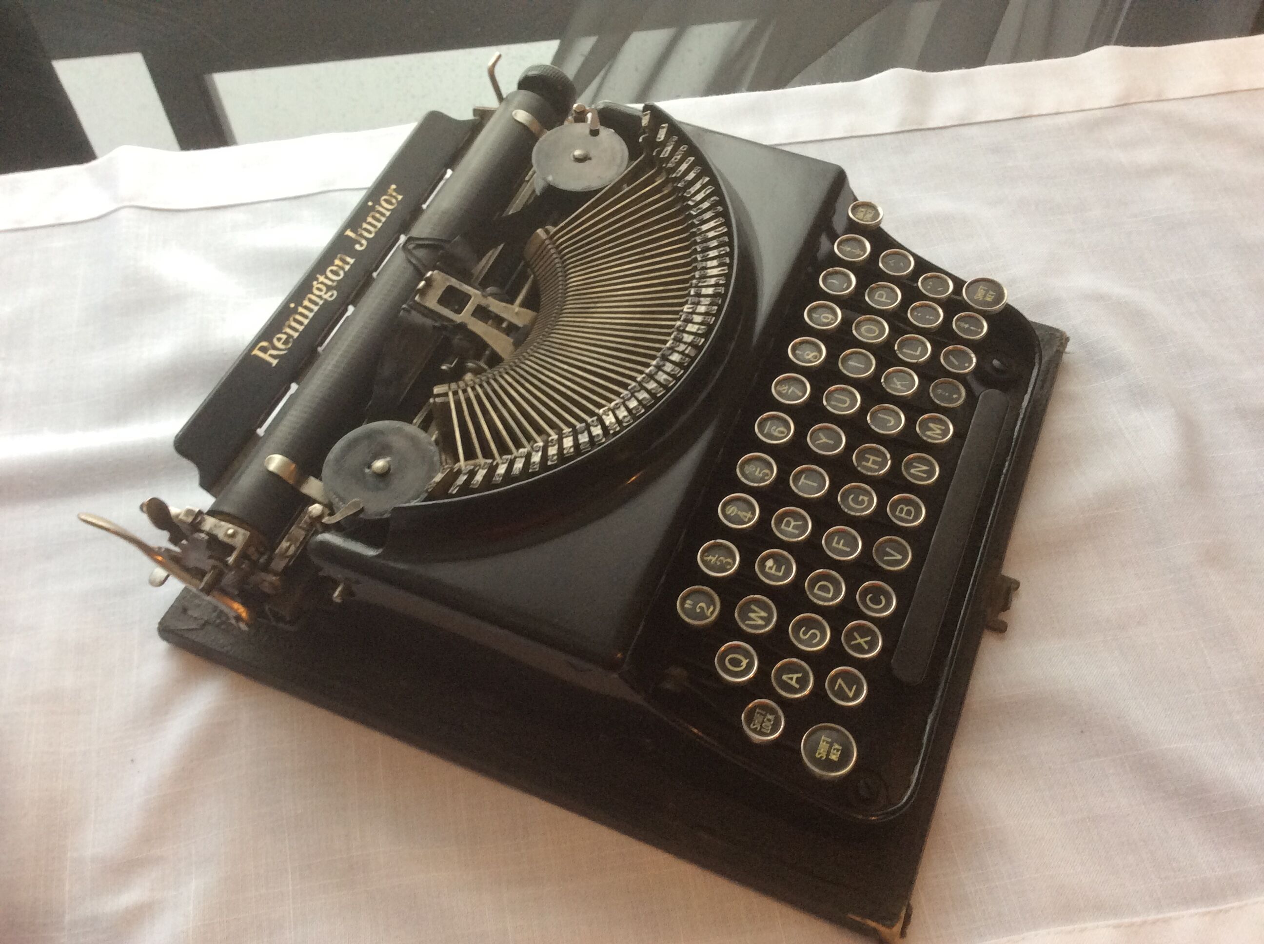Old Remington Junior portable typewriter