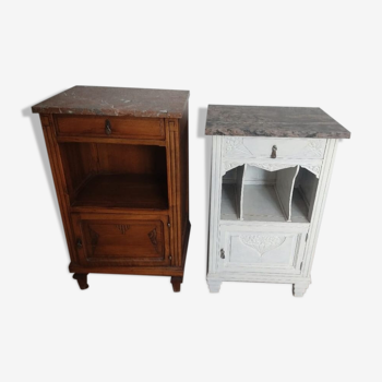 Lot de 2 tables de chevet