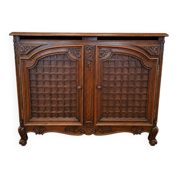 Faux Buffet with a secret compartment in carved oak – Louis XV/Regency (br)
