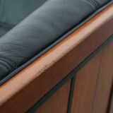 Art Deco 2.5-Seater Leather Sofa