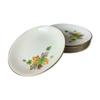 Gien Prime Flower Plates Autumn Decoration