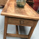 Large oak bakery table