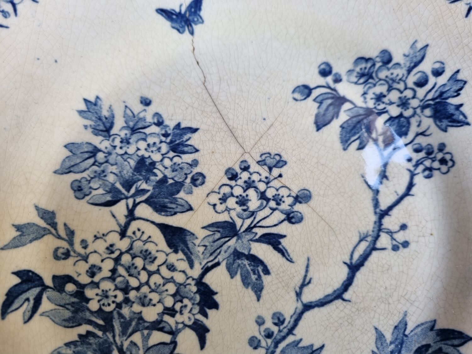 Gien earthenware plates, Iron earth