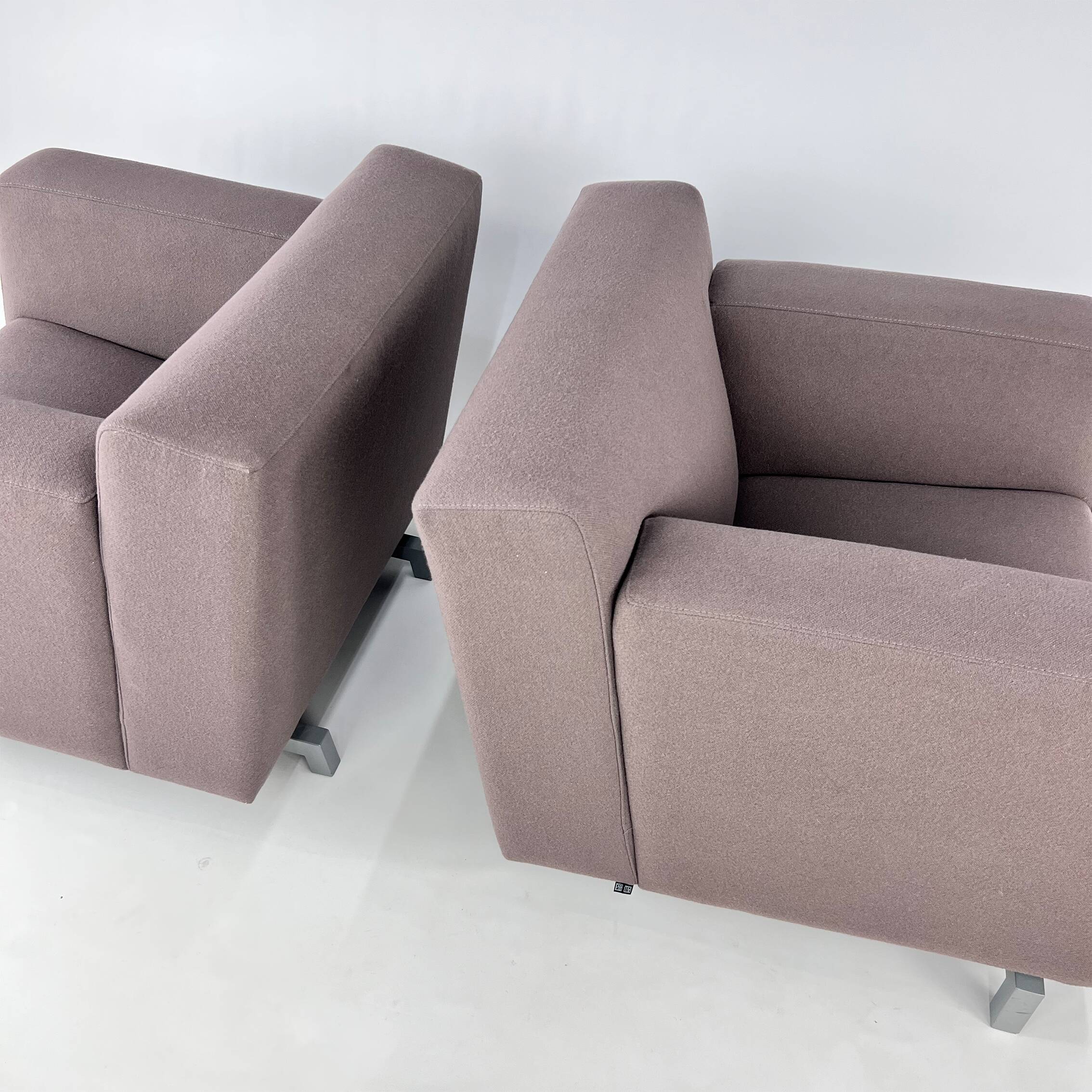 Set of 2 Pastoe Roots Lounge Chairs by Hannes Wettstein, 1998