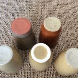 Set of 5 coffee cups