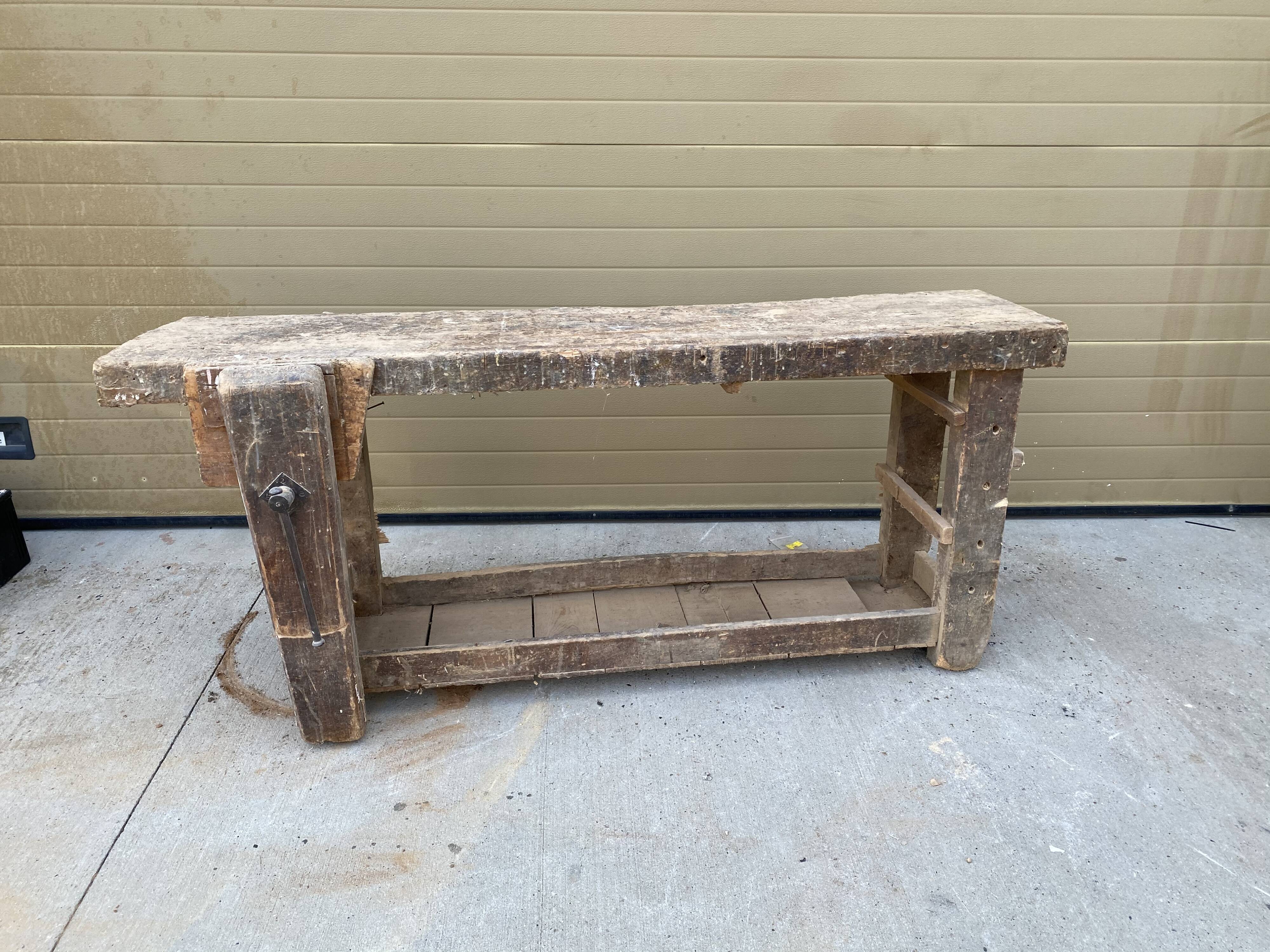 Traditional press joiner's workbench