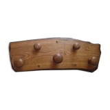 Oak coat rack, vintage