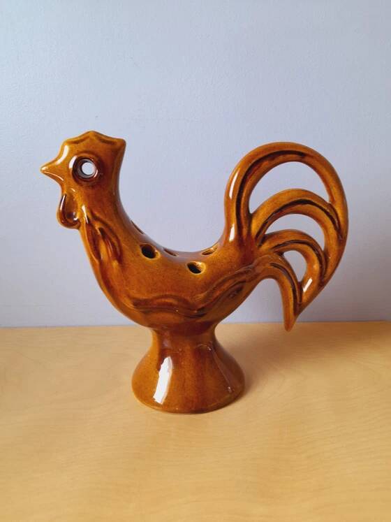 Ceramic Flower Pick Coq 1960