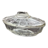Antique molded glass butter dish