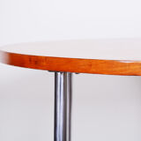 Bauhaus round table made by Vichr & Co in 1930s Czechia