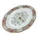 Large oval dish Gien model Rouen Sainfoin, 1990