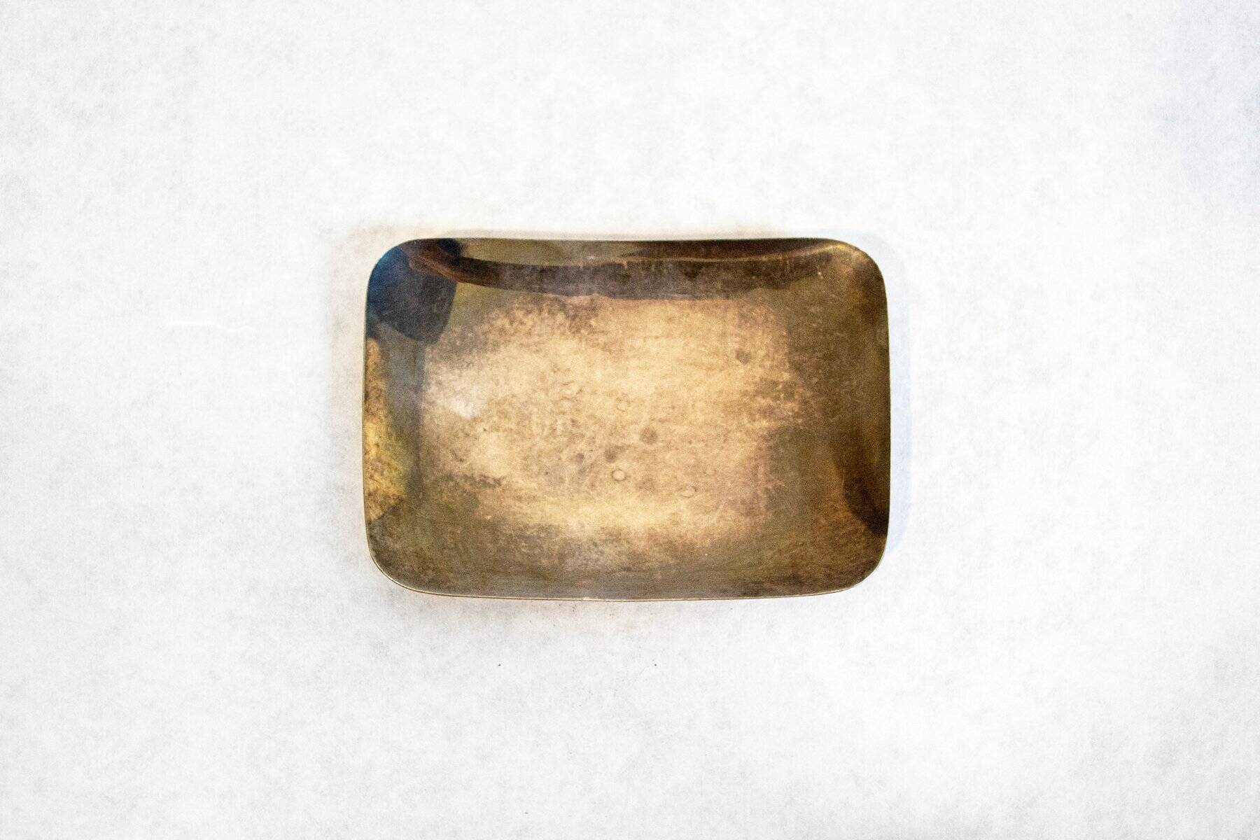 Vintage silver-plated metal pocket emptier Gallia by Christofle, France, 1950.