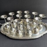 Service à liqueur – Métal argenté