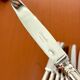 Christofle marly 12 marly knives 19.5 cm superb condition
