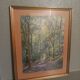 Old painting-forest landscape