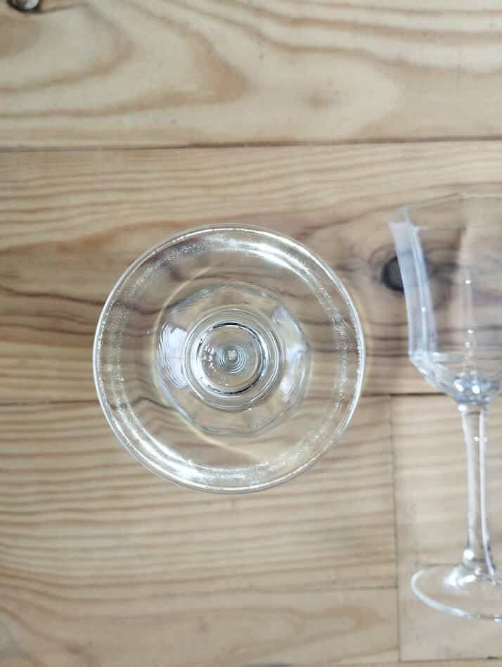 4 crystal glasses from Arques – Octime model