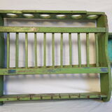 Old wall shelf - Burmese teak rack - 62.5 x 11.5 x 40 cm