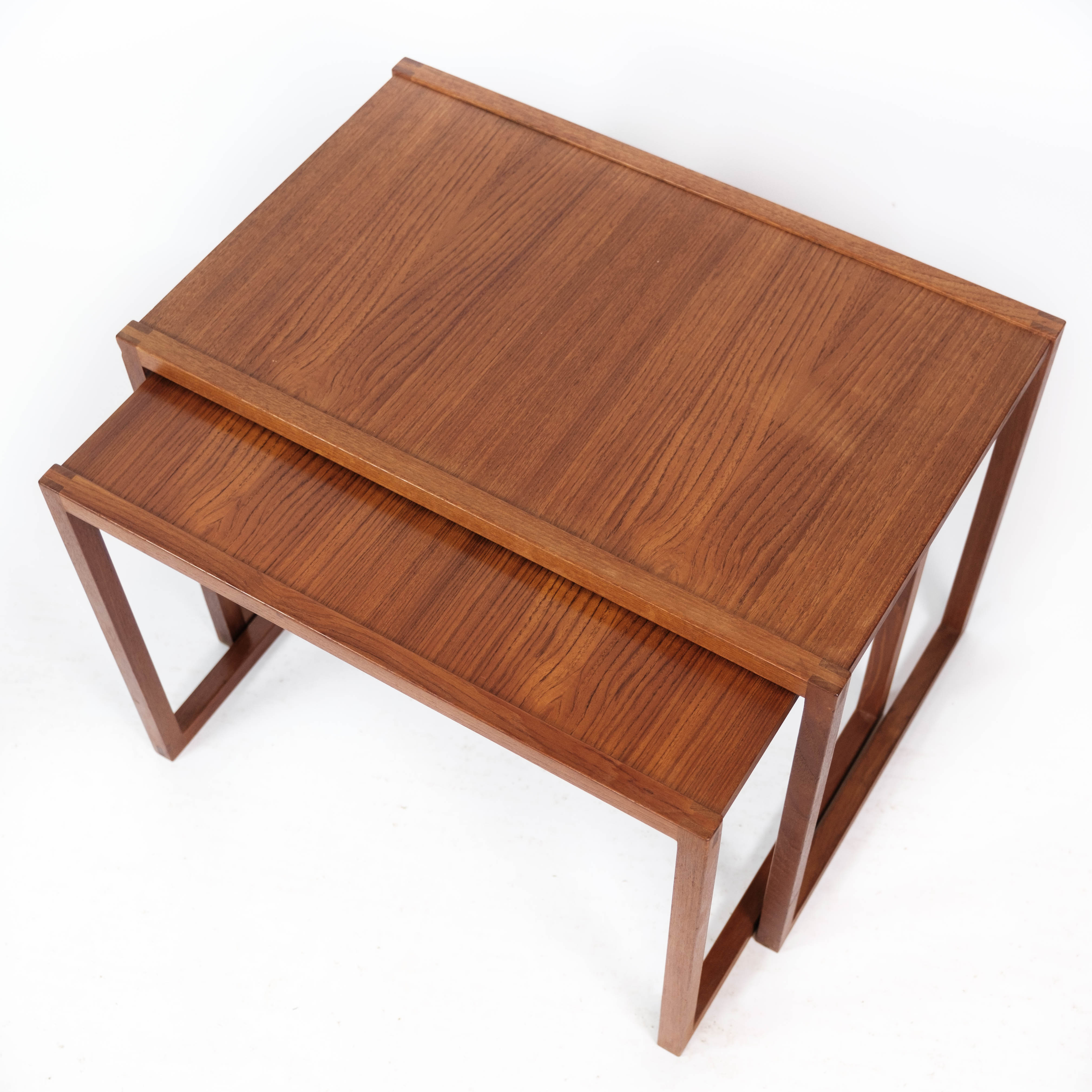 Table gigogne en teck de design danois des années 1960