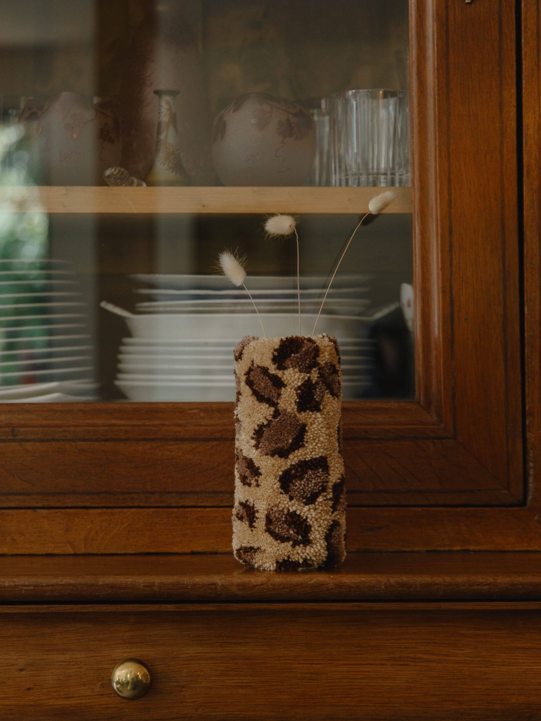 Small Leopard Vase