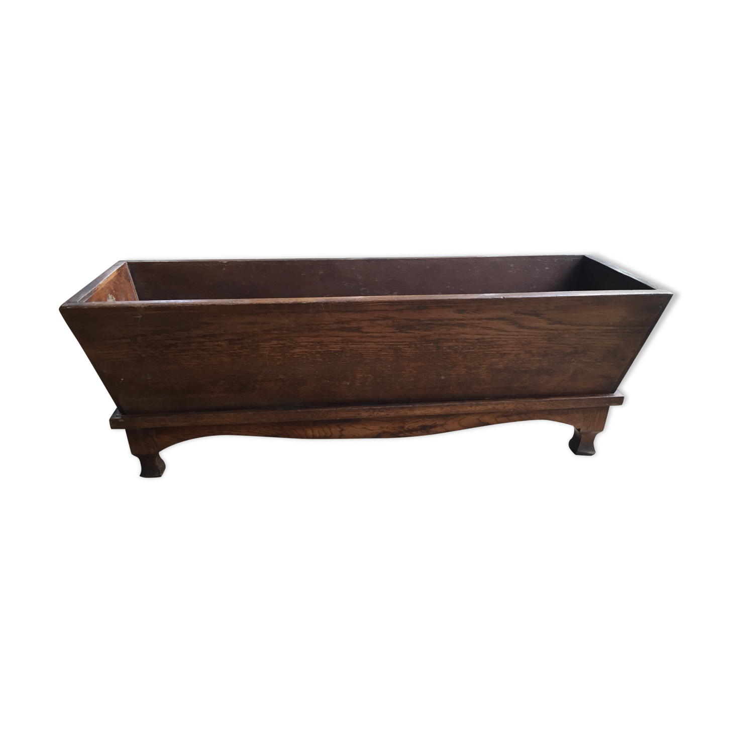 Former indoor planter in solid oak