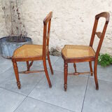 2 chaises cannées