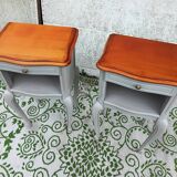Pair of L.XV style bedside tables