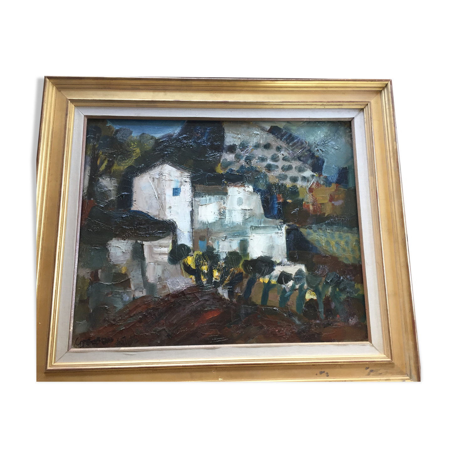 Painting by Guy Toubon (Marseille) 1963