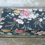 Sewing box 1930 covered floral fabric