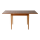 Vintage Scandinavian Teak and Oak Dining Table