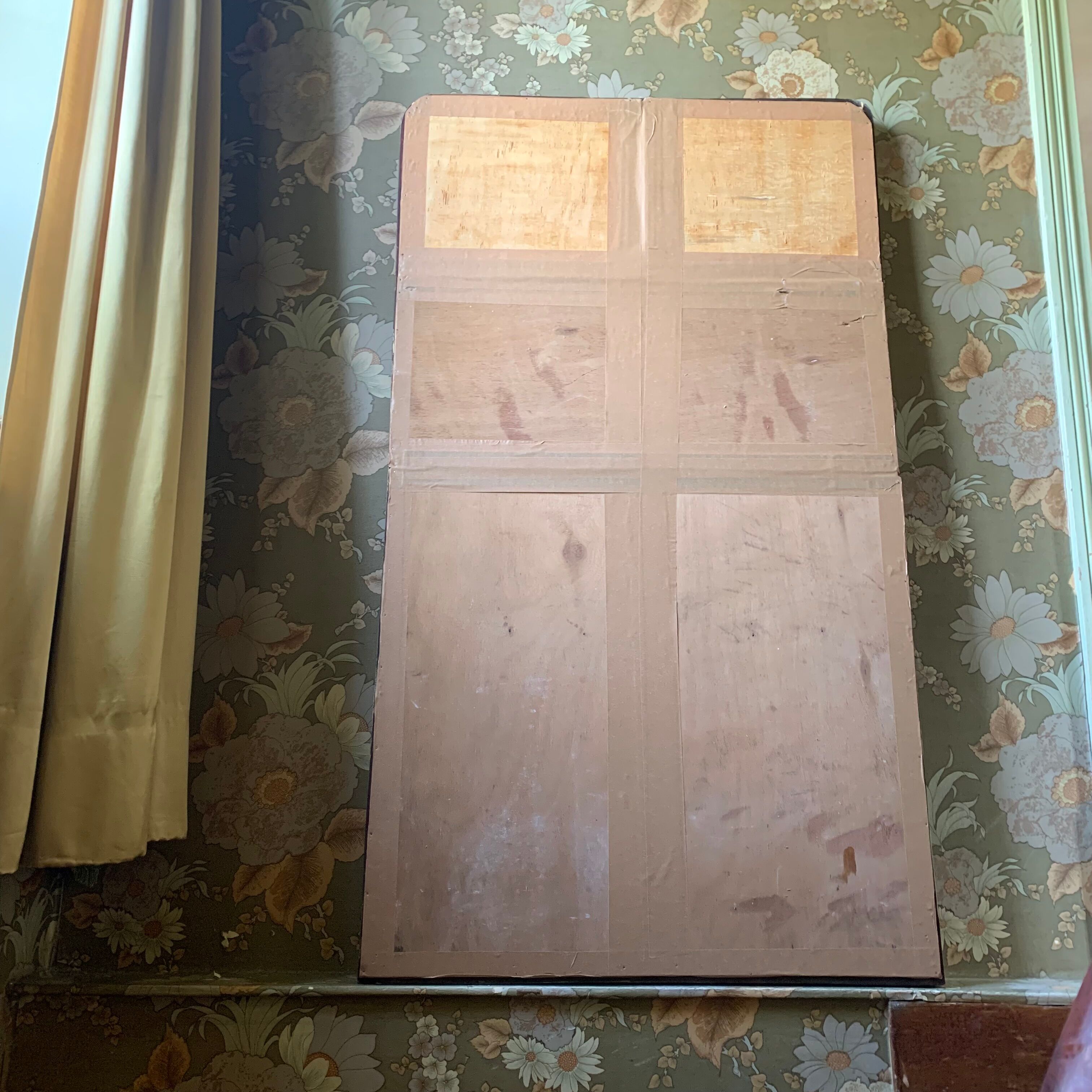 Mirror fireplace gilded wood