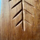 Vintage oak cutting board