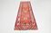 Burgundy & Orange Vintage Kilim Runner Rug, 92x292Cm