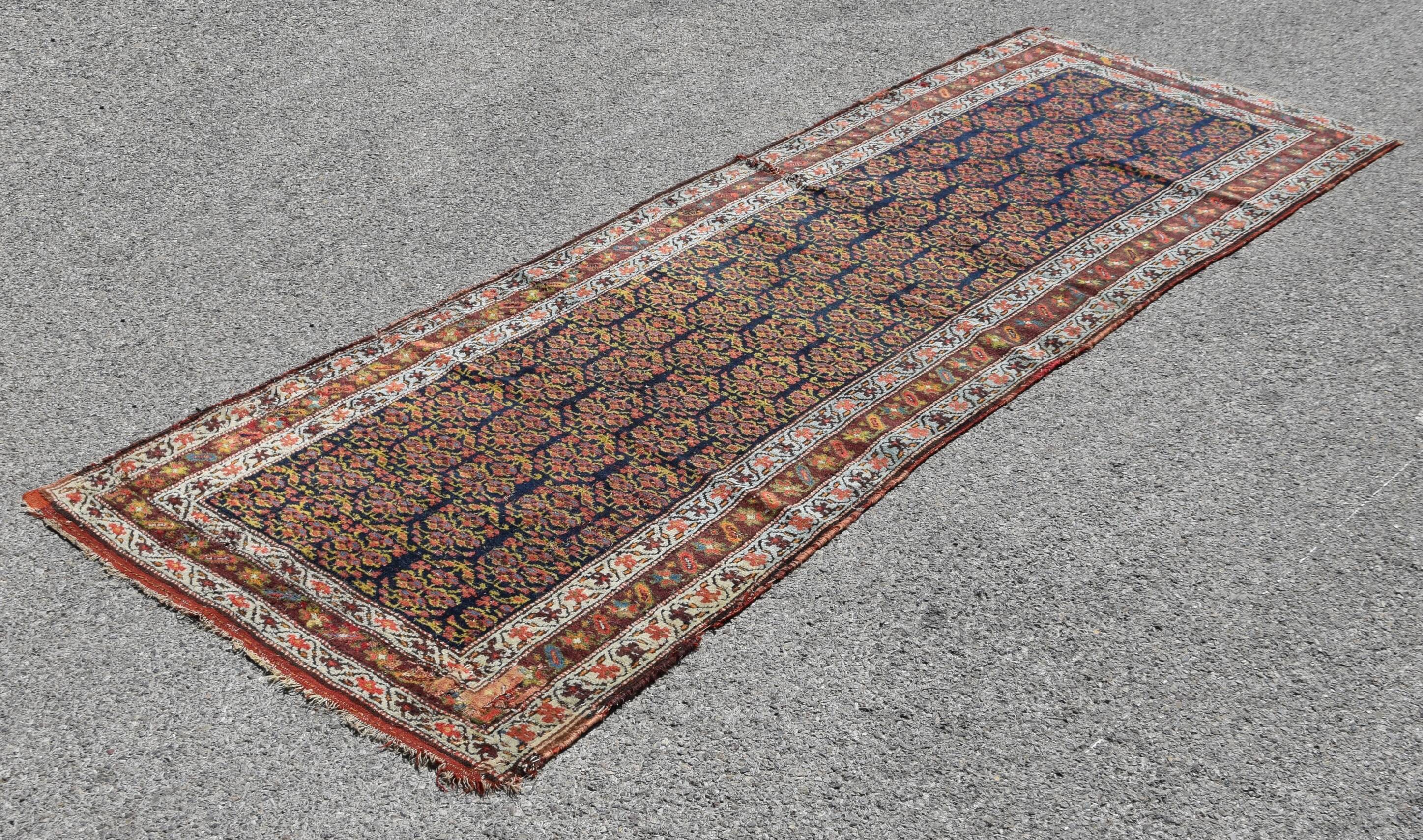 Oriental Malayer Rug Antique 3.28 x 1.20 Metres - Hallway Rug