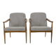 Paire de fauteuils en hêtre, Tchécoslovaquie, 1970