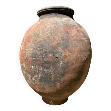 Jarre poterie en terre cuite ancienne 19ème