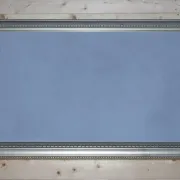 Vintage Bevelled Wall Mirror with Silver Grey Frame