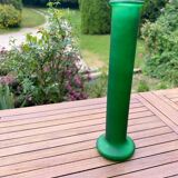 Green glass vase