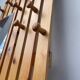 Pine mirror coat rack 1980