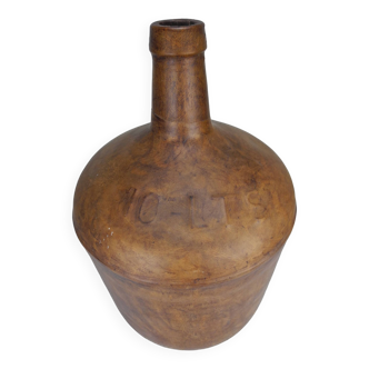 Old demijohn 10 liters viresa old french demijohn large jug bottle carboy