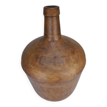 Ancienne dame jeanne 10 litres viresa old french demijohn large jug bouteille bonbonne