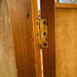 1930s shabby chic pink floral screen in original condition