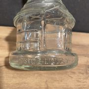 Glass bottle marked sisto liquor antica specialita del trulli