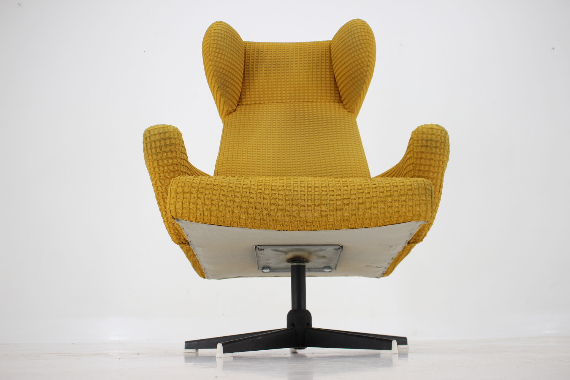 1970s Swivel Wing Chair, Czechoslovakia
