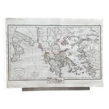 1828 - Map of ancient Greece in Latin
