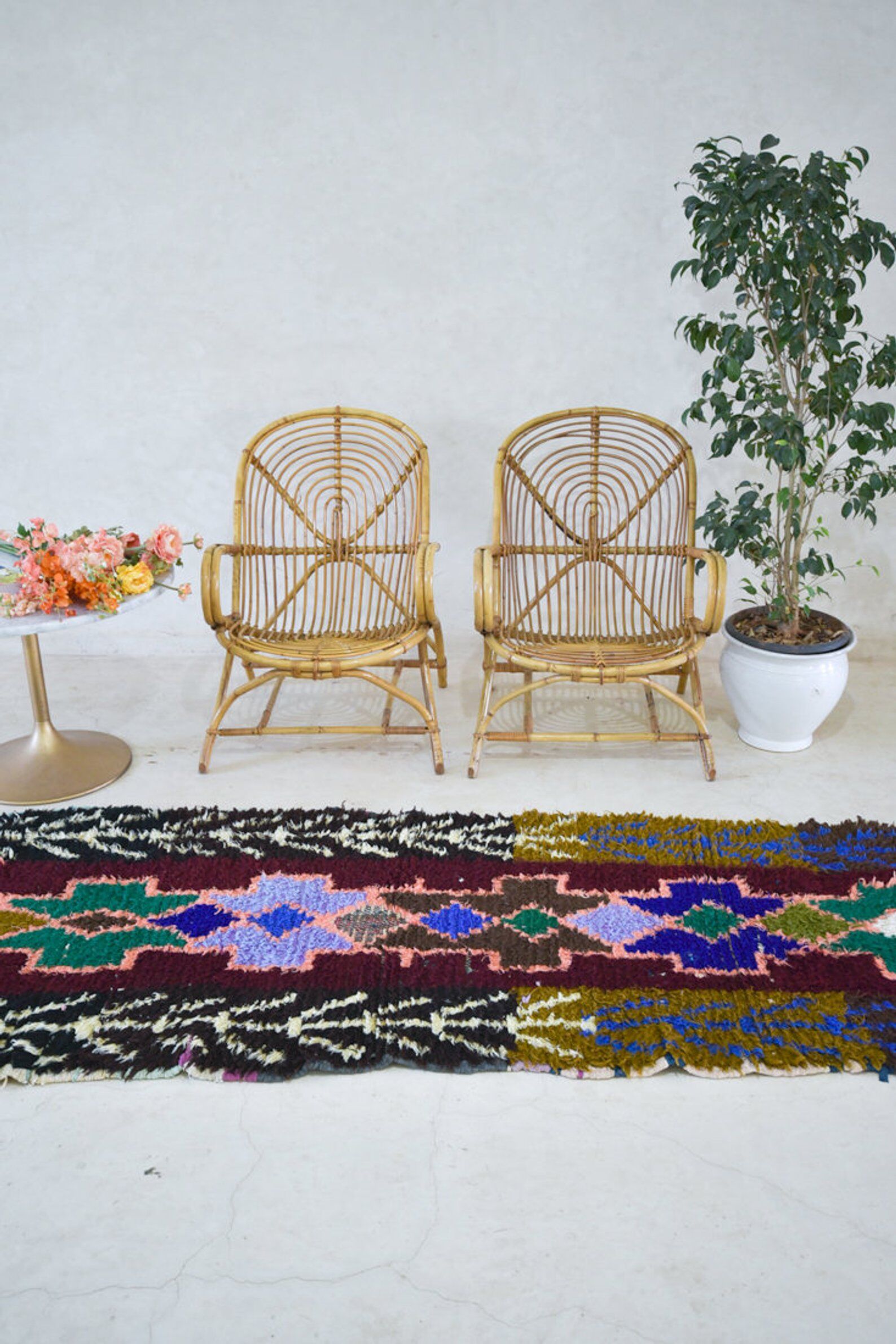 Carpet boucherouite 246x85cm