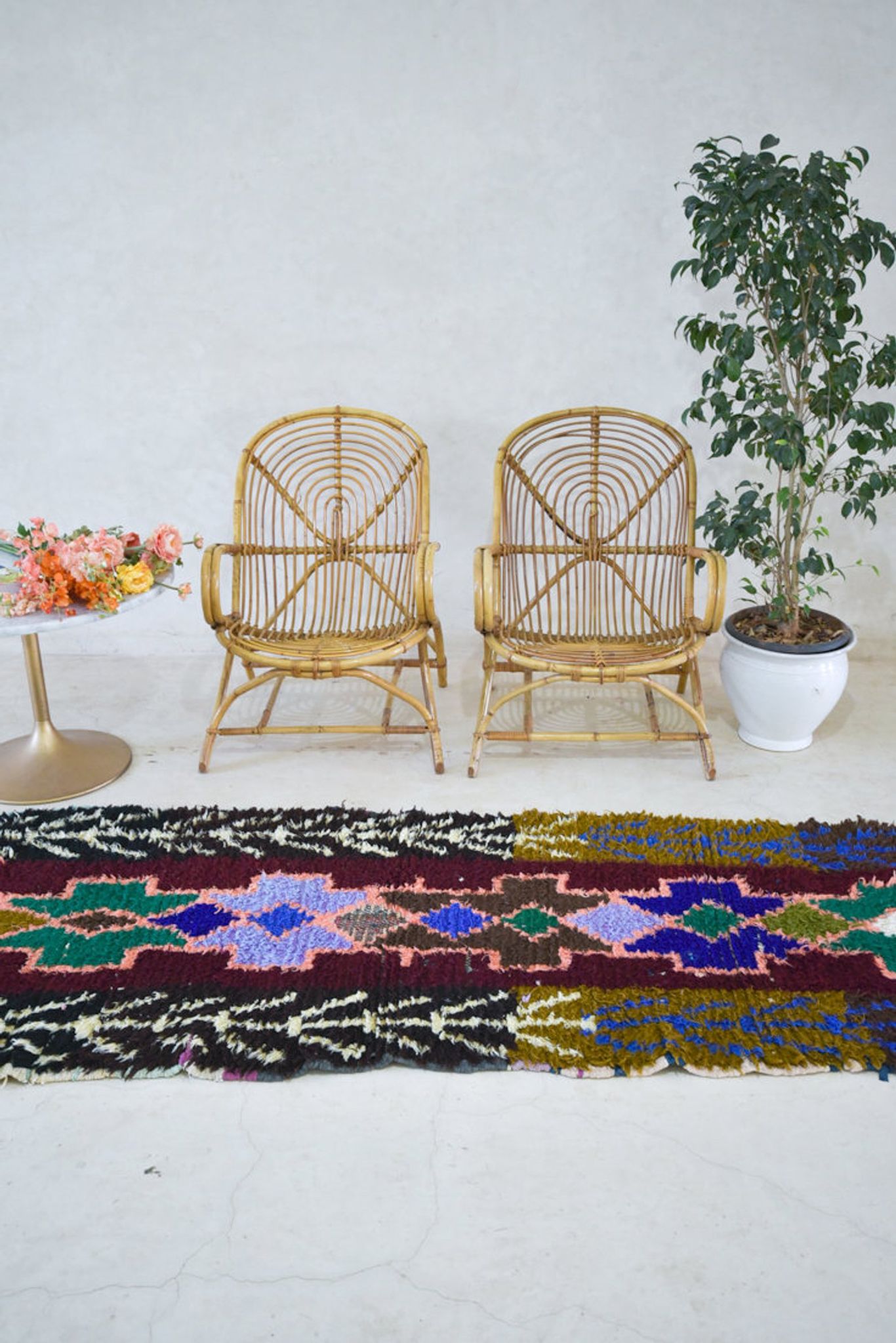 Carpet boucherouite 246x85cm