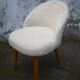 Faux fur beige of 1960 Office Chair